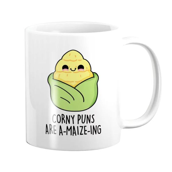Pappa Joe Mug - Corny Puns Are A-Maize-Ing