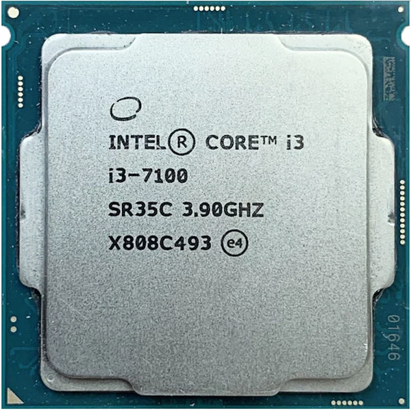 Intel Core i3-7100 i3 7100 3.9 GHz Dual-Core Quad-Thread CPU 1161 - Tray