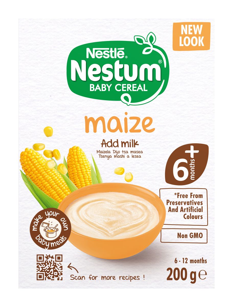 NESTLÉ NESTUM Maize Stage 1 Baby Cereal, 200g | Shop Today. Get it