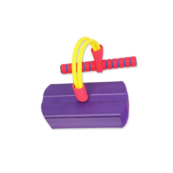 Children Frog Jumping Toy Sound Bounce Shoes - Purple