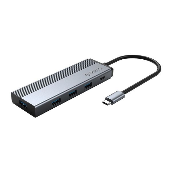 ORICO 5 Port Type-C 4 x USB3.0|1 x PD|Docking Station – Grey
