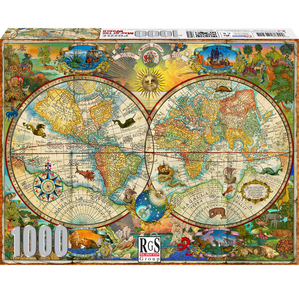 RGS Group Map of The World Jigsaw Puzzle - 1000 Piece