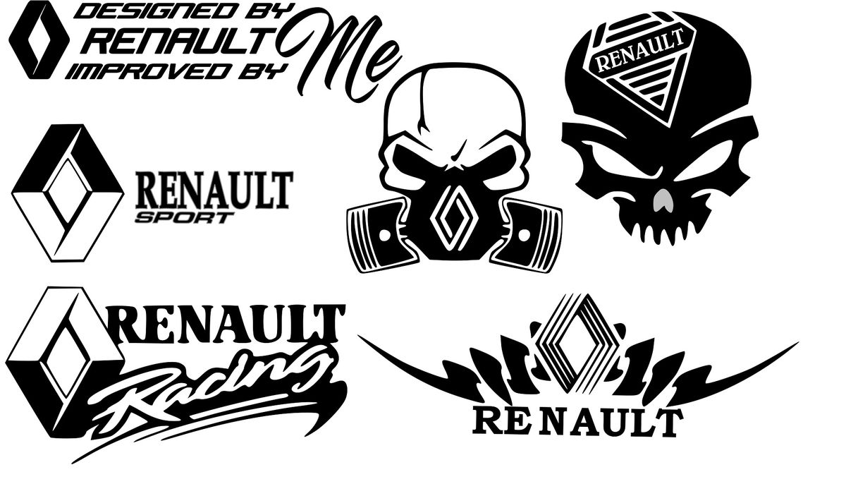Decorative Sticker Mix Set - Renault | Shop Today. Get it Tomorrow ...