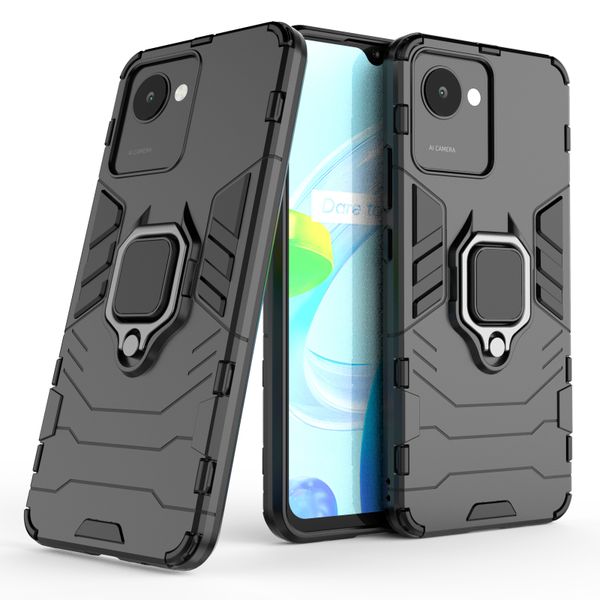Phone Case compatible with Oppo Realme C30 Shockproof Bumper with Holder