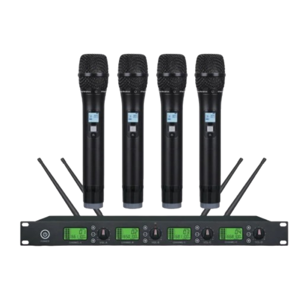 Imix K-9004 Wireless 4 Handheld Microphone System