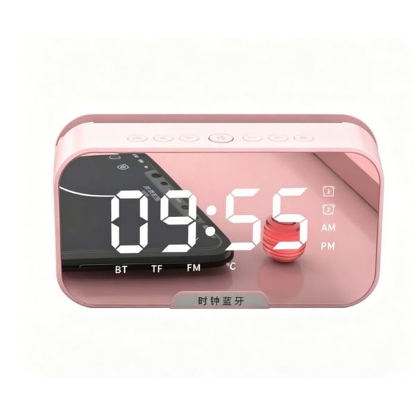 LED Digital Electronic Desktop Clock Snooze Alarm Time Temperature