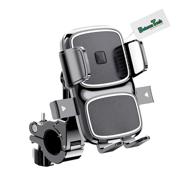 BotereuTech Motorcycle Phone Holder Z1 Handlebar Mount Black