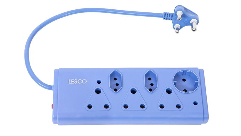 LESCO, 6 Way Iris Blue Multiplug