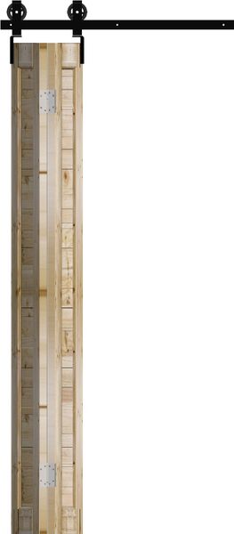 Pine Bi-Fold Barn Door Including 980mm Rail System