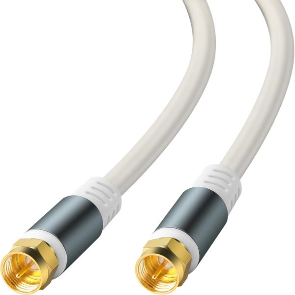 Coaxial Television Cable Compatible With TV Cable Box Satellite Receiver2m