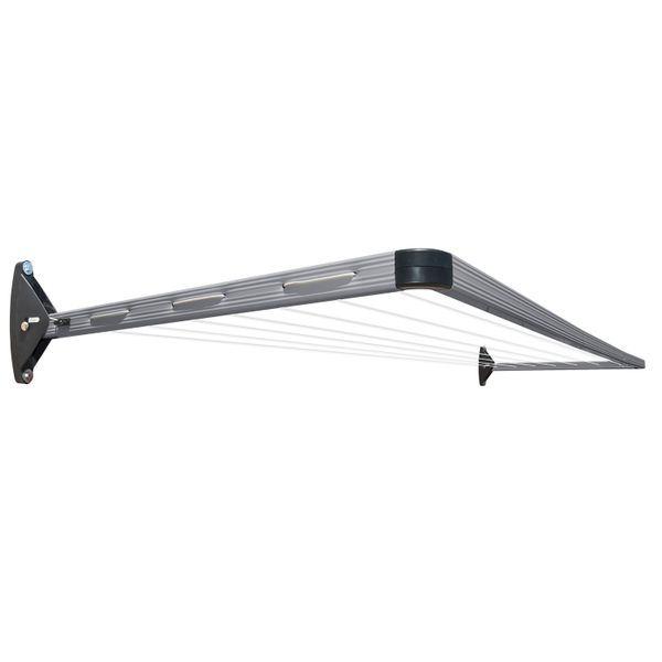 Aluminium Wall Mounted Washing Line - Laundry Drying Clothes Rack