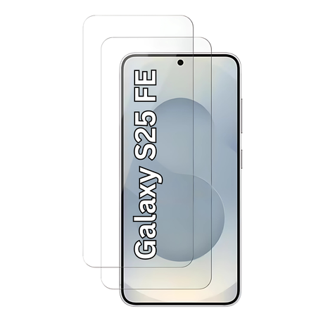 GENMER Tempered Glass Screen Protector Compatible With Galaxy S25 FE -2 Pcs Image