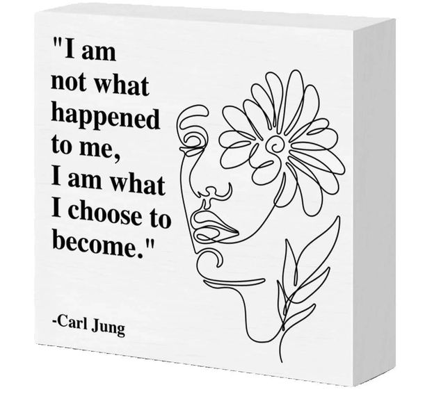 Therapy Office Wooden Box Sign-Mental Health Decor