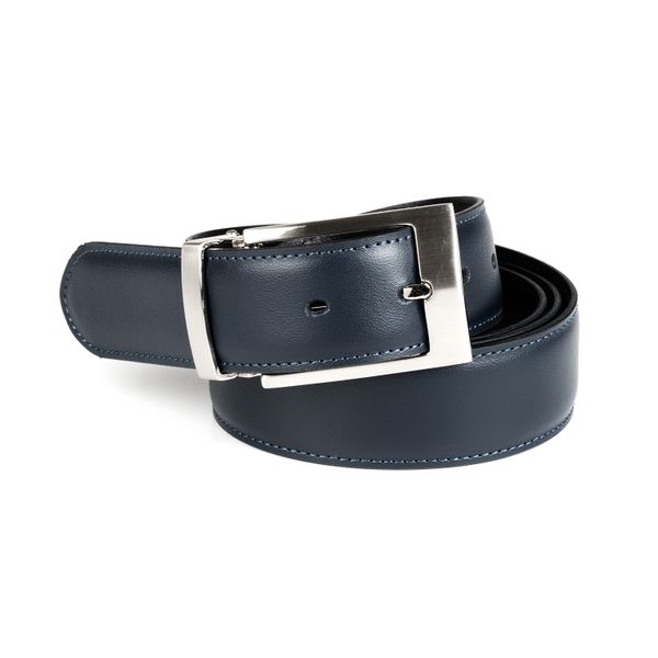 UAC Genuine Leather Formal Mens Belt - Navy Blue