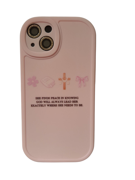 Letter Slogan Printed-Pink Phone Case Compatible With iPhone 11