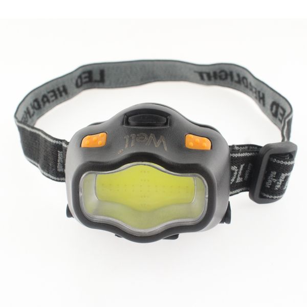 Well Battery Powered (3 x AAA), 3W, 180lm Headlamp With 3 Lighting Modes
