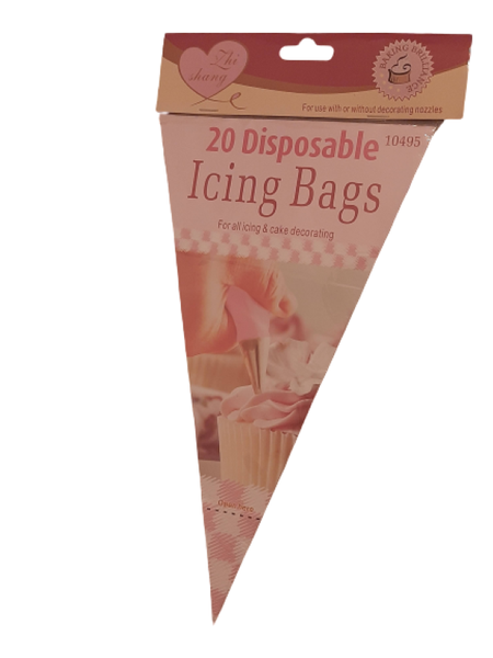 20 Disposable Icing and Decorative Piping Bags