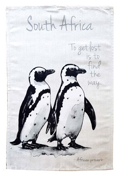 Penguin Tea Towel Dish Cloth 67x44,5cm