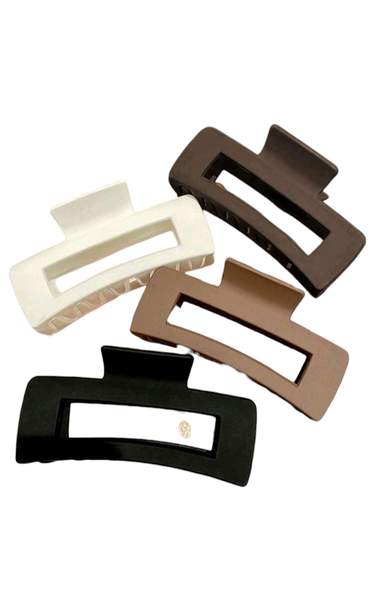 Plastic Claw Clips - 11cm - 4 Pack