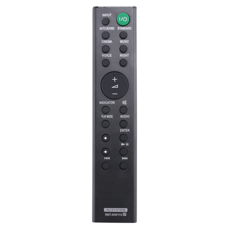 -AH411U Replacement Remote Control for Soundbar HT-S100F Image