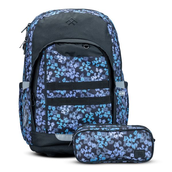 Totem 2-Piece Set - Orthopaedic School Bag &amp; Pencil Case - Paisley