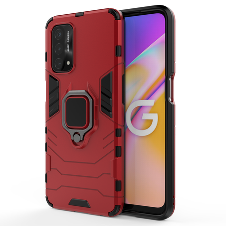 For OPPO A74 4G Case Cover for OPPO A74 4G Protective Cover Punk Armor  Shell Shockprood Kickstand Hard PC Phone Case Capa Funda