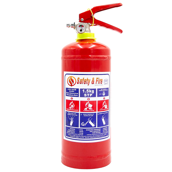 Safety &amp; Fire- 1.5kg Fire Extinguisher DCP