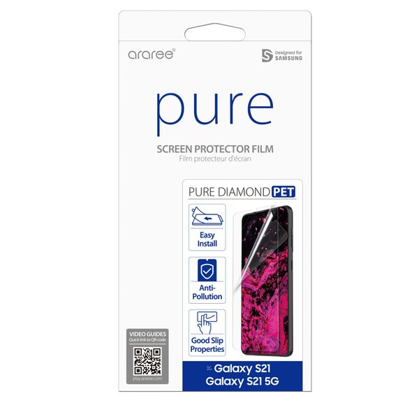 Araree Pure Diamond Screen Protector Film For Samsung Galaxy S21/5G