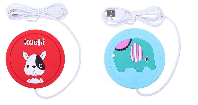 Cute USB Cartoon Heating Coaster