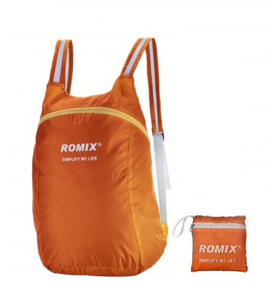 Romix Portable Storage Backpack- Orange