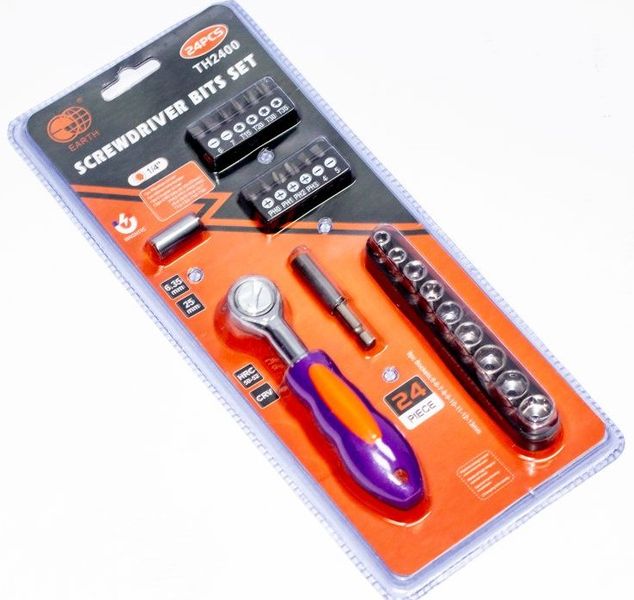 Ratchet set 24 pieces