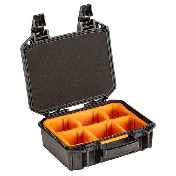 PELICAN V100C Vault Equipment Case with Padded Dividers- VCV100-0040-BLK