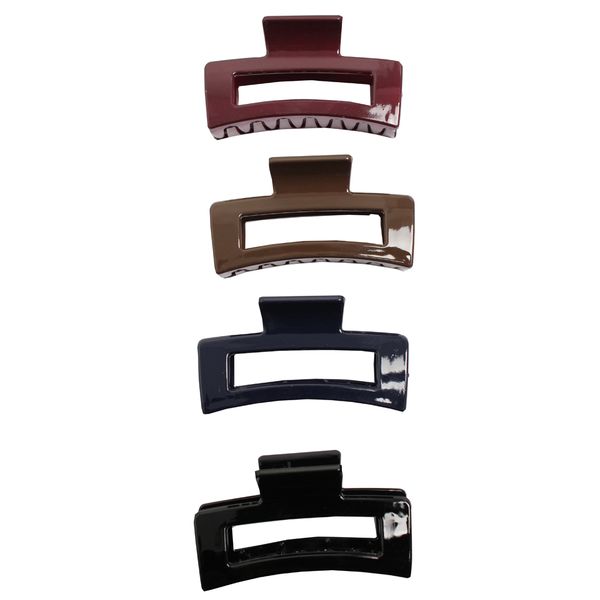 Purple and Prose Ladies Claw Clips - Pack of Four