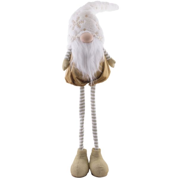 Christmas Gold/Cream Long leg Elf 110cm
