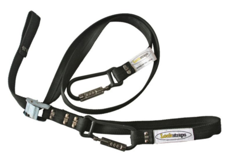 Lockstraps Locking Tie-Downs-Stainless Steel Rope in Centre-Heavy Duty