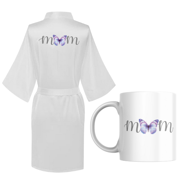 Mom Purple Butterfly image