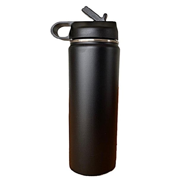 Stainless Steel Insulated Water Bottle - Straw &amp; Chug Lid - 700ml