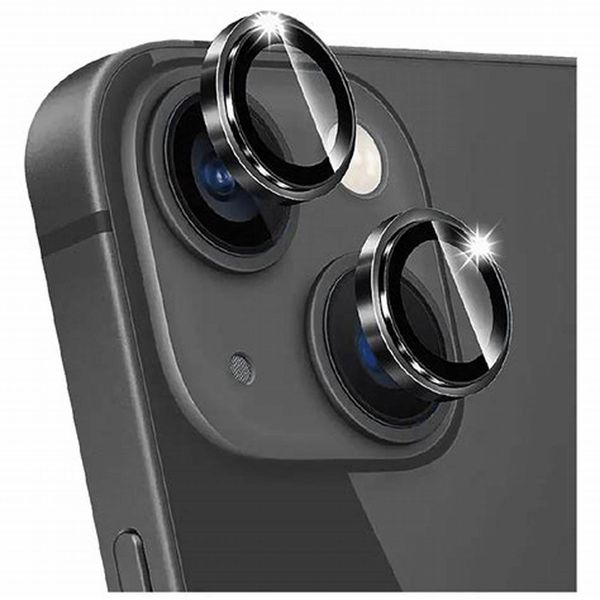 Metal Ring Camera Lens Tempered Glass Protector iPhone 16 Pro Max