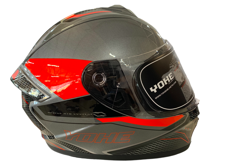 Yohe 977 10# Grey/Orange Helmet image