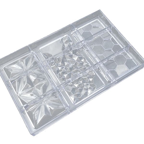 Chocolate Cadny Bar Mold Plastic Baking Cake Mold Confectionery Tool