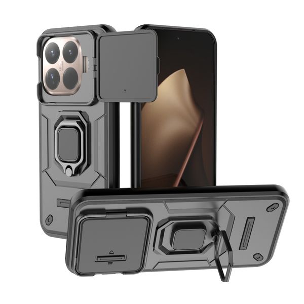 Phone Case Compatible With Xiaomi 15T Pro Window Pushing Ring Case