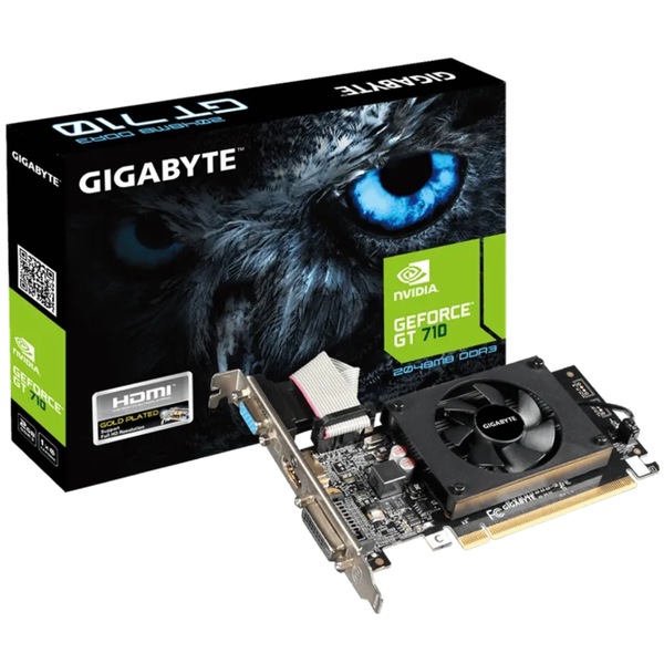 Gigabyte NVIDIA GeForce GT710 2GB GDDR3 GPU Graphics Card PC