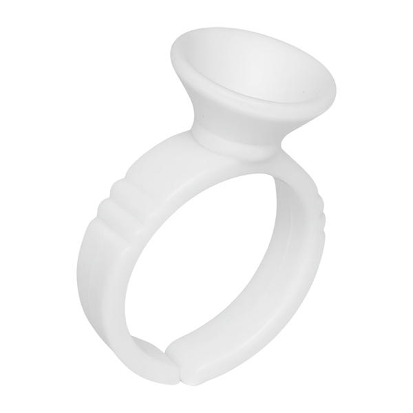 500-Pack Adhesive Holder Ring For Application - White