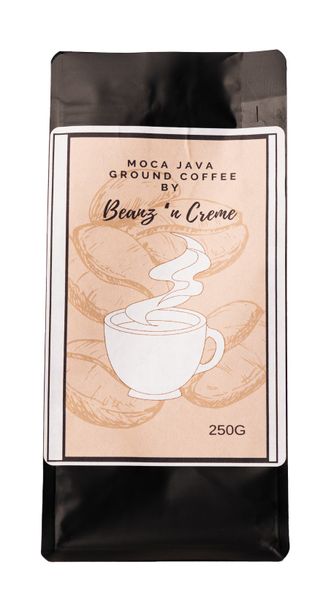 Beanz n Crème Moca Java Blend Ground Coffee 250g