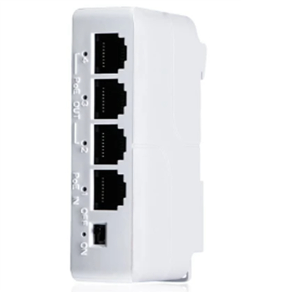 2Pcs 4 Ports 1 To 3 Port Poe Extender