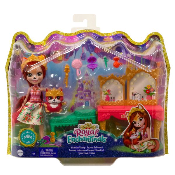 Enchantimals Dolls With Animal Storytelling Playsets-Victorian Vanity
