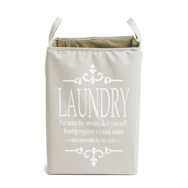 George &amp; Mason - Stone Ribstop Square Laundry Bag