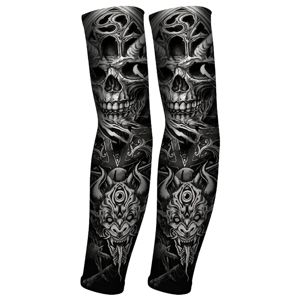 Fashion Sport Wear Arm Sleeve Black & Grey