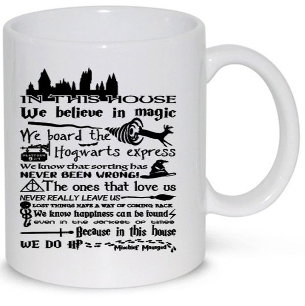 Harry Potter We Believe In Magic Ceramic Coffee Mug (11Oz Standard Size)