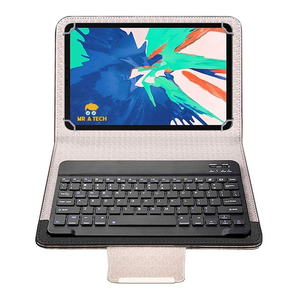 Universal 9.6-10.5 inch Tablet Keyboard Case PU leather + Classic
